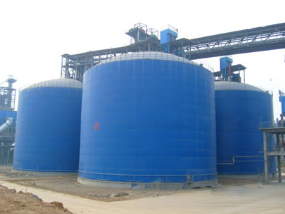 古塔水泥钢板库改造