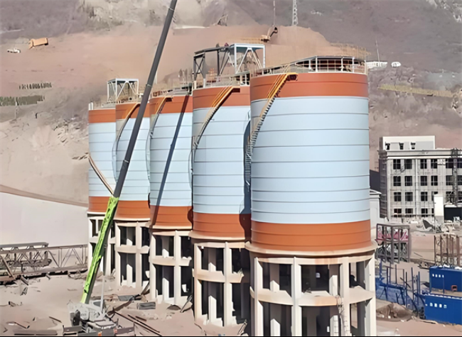 古塔高架钢板仓