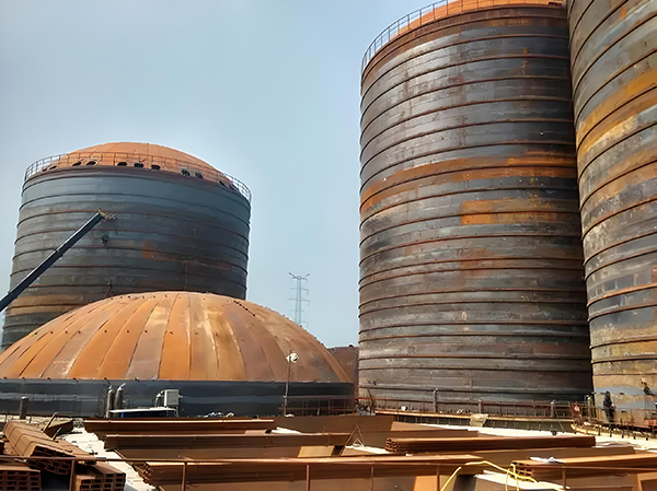 古塔焦粉钢板仓